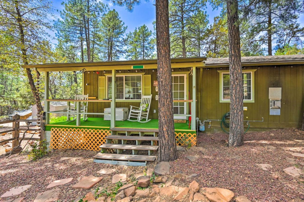 Pine Cabin In The Woods With Yard And Grill! Екстер'єр фото