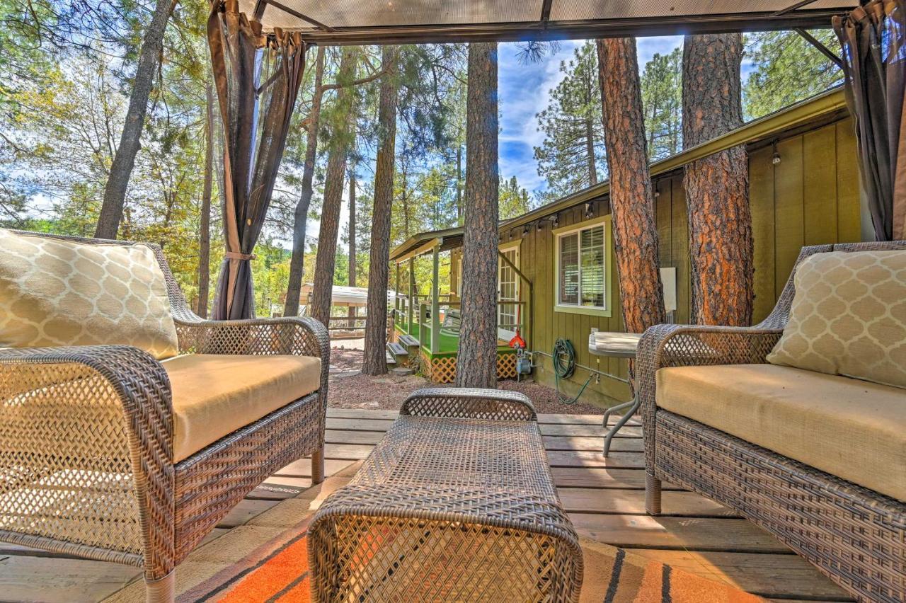 Pine Cabin In The Woods With Yard And Grill! Екстер'єр фото